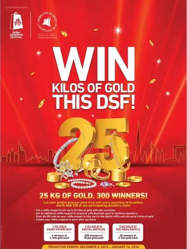  DSF Gold Raffle Winners 